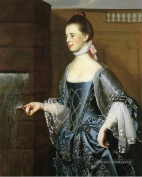 Mme Daniel Sargent Mary Turner Sargent Nouvelle Angleterre Portraiture John Singleton Copley Peinture à l'huile